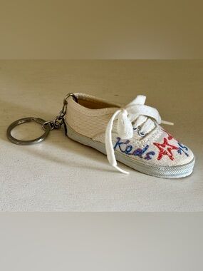 Original Keds Canvas Sneaker Keychain 75 Years Special Edition Glitter